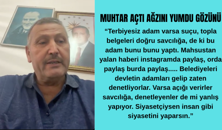 Muzaffer Aydın Açtı Ağzını Yumdu Gözünü