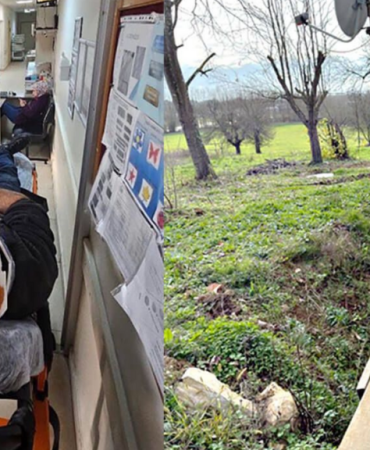 Merdivenlerden düşerek yaralandı