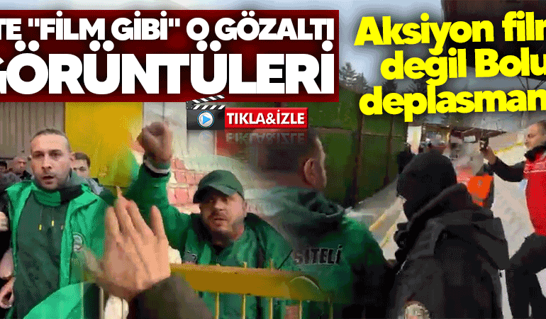 Aksiyon filmi olamaz bu Bolu deplasmanı